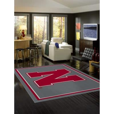 University of Nebraska 8x11 Spirit Rug