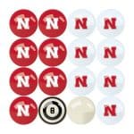 University of Nebraska Billiard Balls with Numbers 7 University of Nebraska Billiard Balls with Numbers