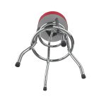 University of Nebraska Chrome Bar Stool