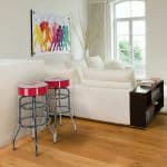 University of Nebraska Chrome Bar Stool