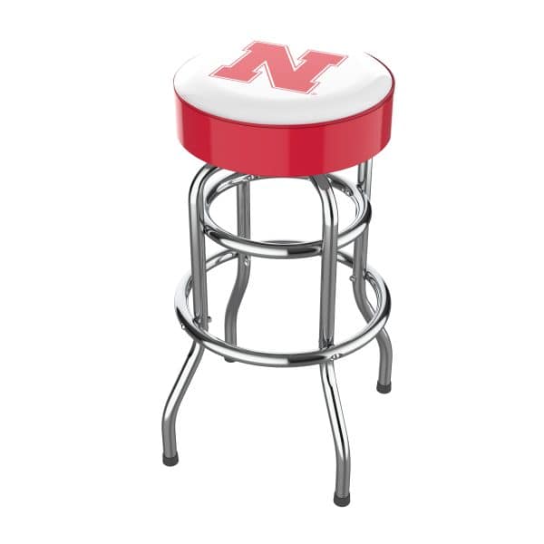 University of Nebraska Chrome Bar Stool 4