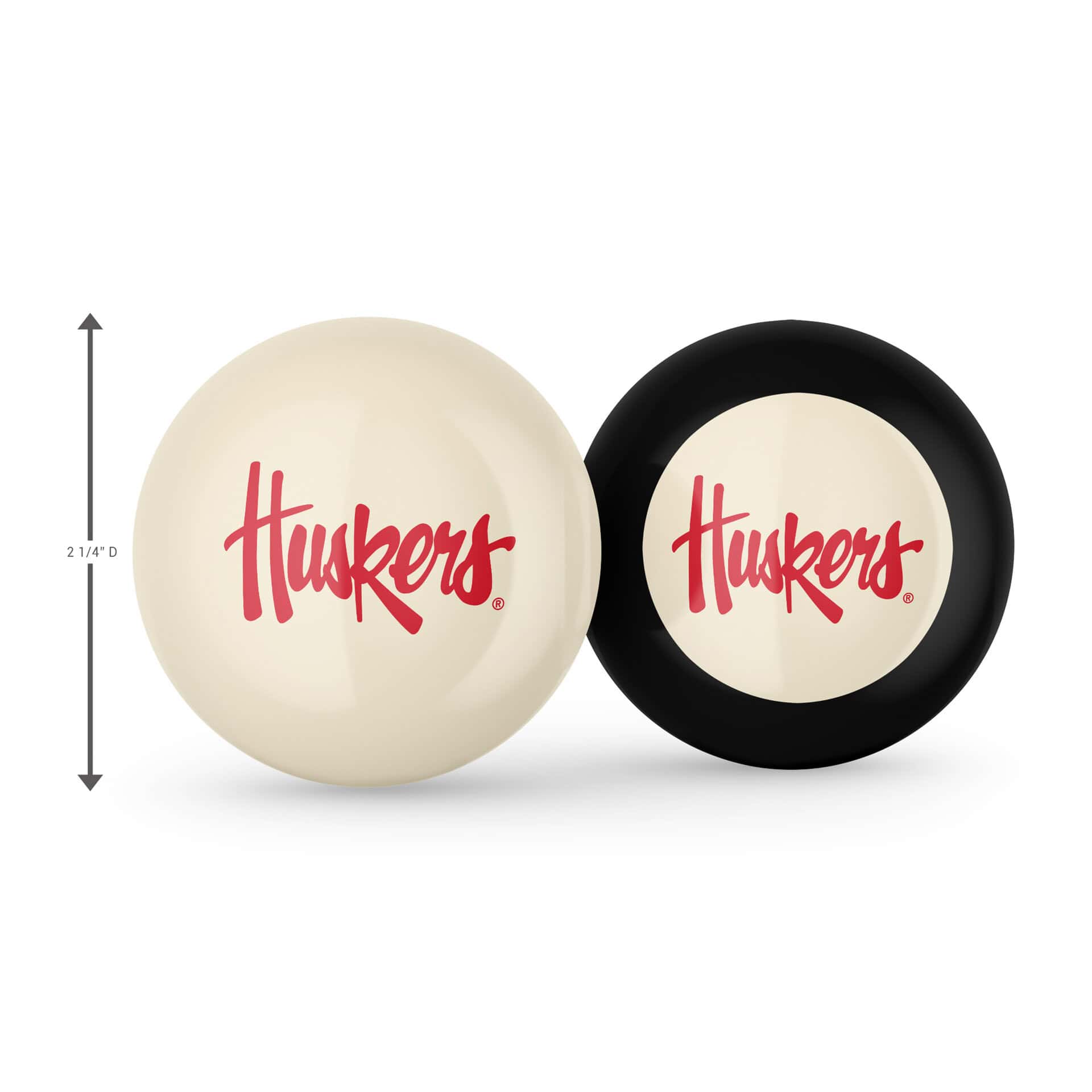 University of Nebraska Cue Ball & 8 Ball 1 University of Nebraska Cue Ball & 8 Ball