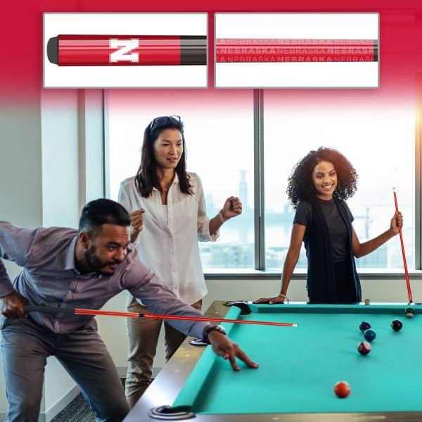University of Nebraska Cue Stick 3