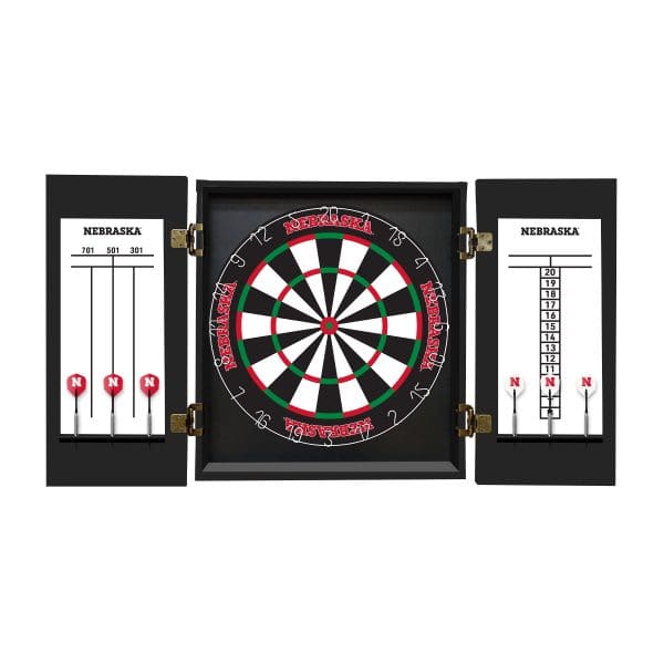 University of Nebraska Fans Choice Dartboard Set 5