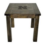 University of Nebraska Reclaimed Side Table
