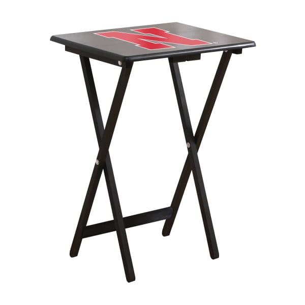 University of Nebraska TV Trays WStand 2