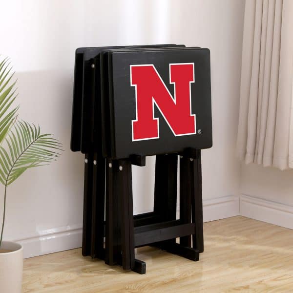 University of Nebraska TV Trays WStand
