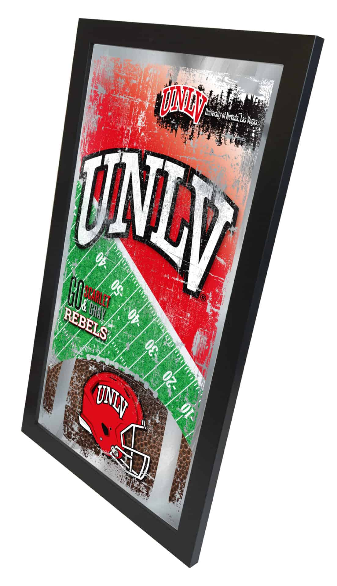 University of Nevada Las Vegas 15x26 Football Wall Mirror 2 University of Nevada Las Vegas 15x26 Football Wall Mirror - Image 2