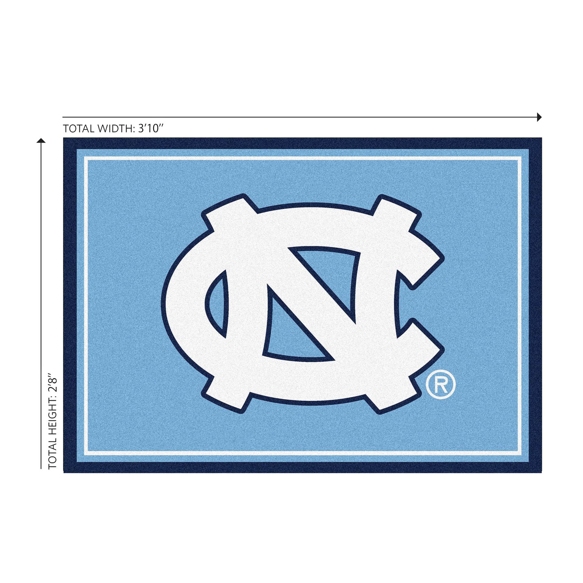 University of North Carolina 3x4 Area Rug 3 University of North Carolina 3x4 Area Rug - Image 3
