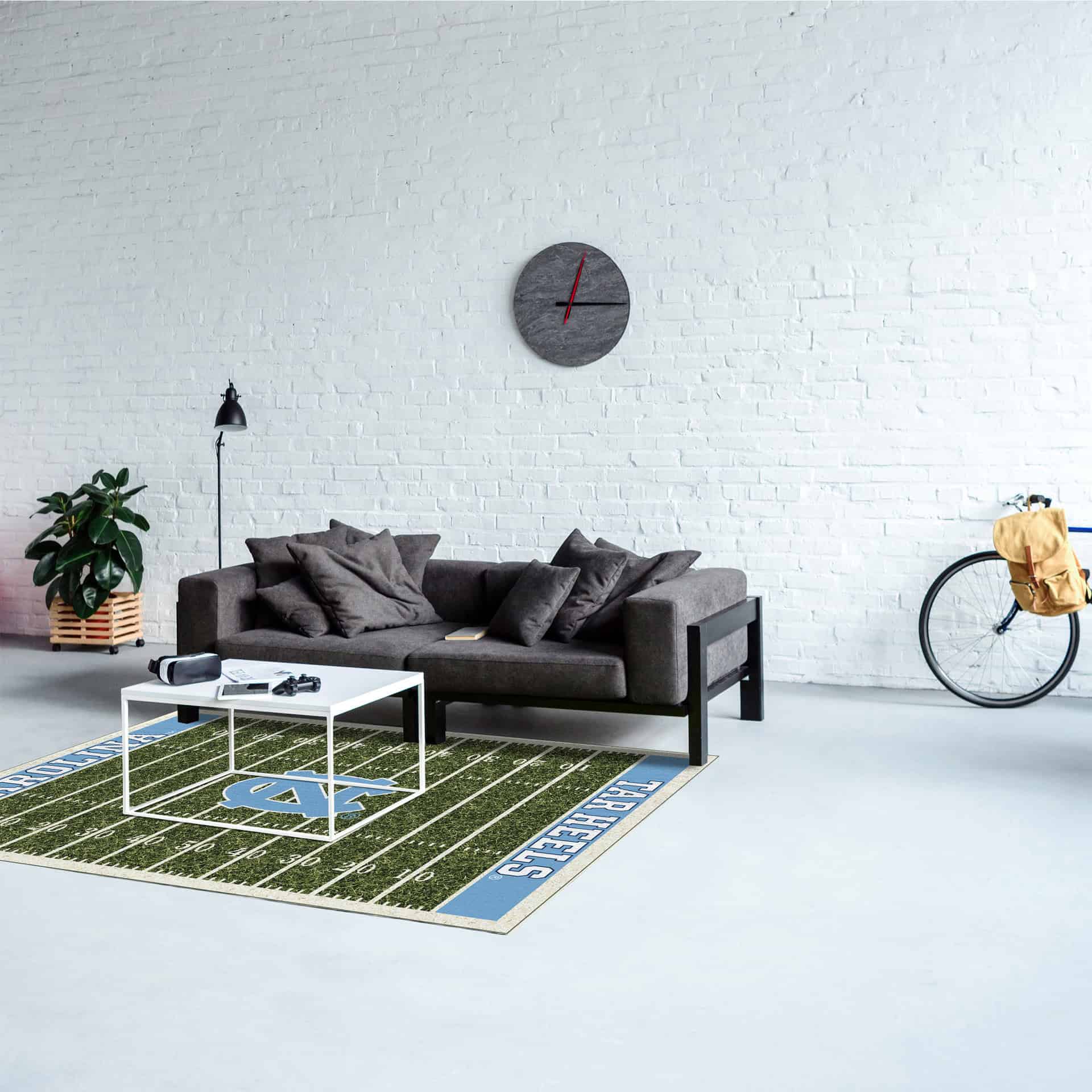 University of North Carolina 4x6 Homefield Rug 1 University of North Carolina 4x6 Homefield Rug