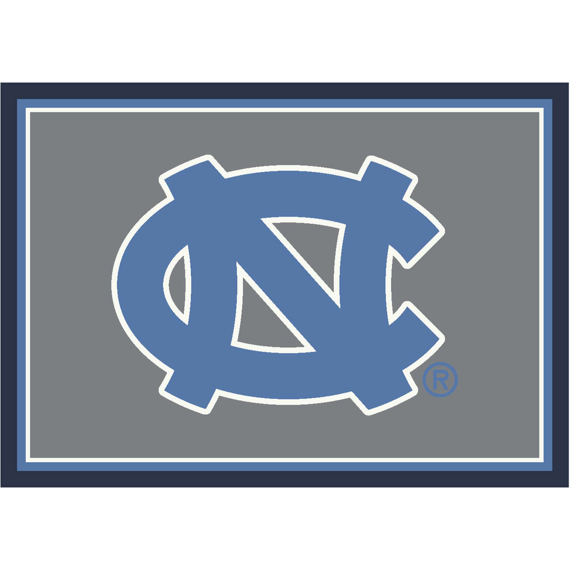 University of North Carolina 4x6 Spirit Rug 2 University of North Carolina 4x6 Spirit Rug - Image 2