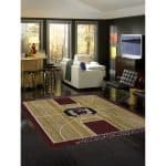 University of South Carolina 8x11 Courtside Rug 4 University of South Carolina 8x11 Courtside Rug