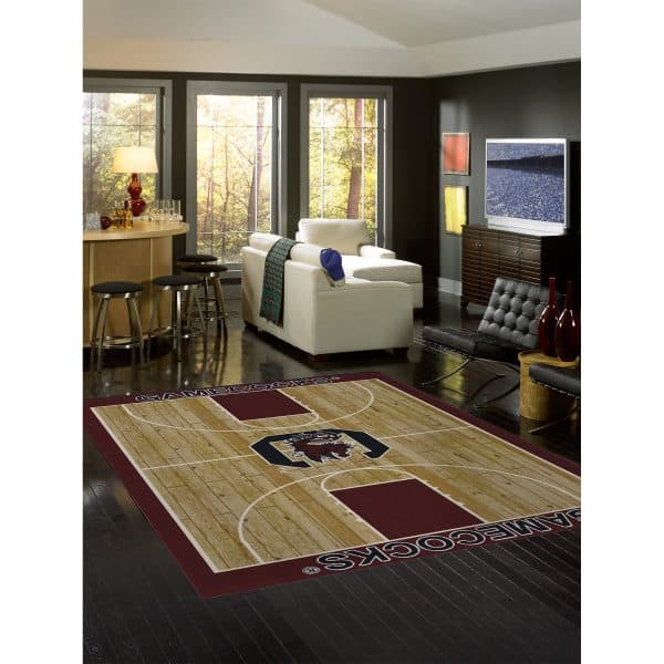 University of South Carolina 8x11 Courtside Rug 1