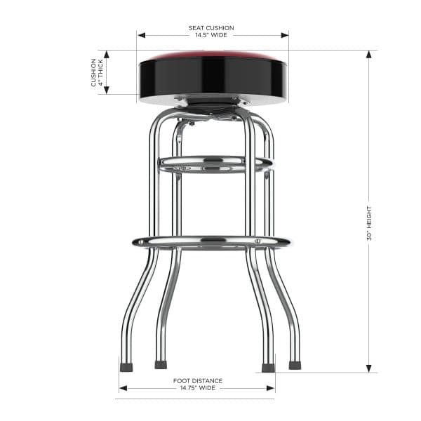 University of South Carolina Chrome Bar Stool 2