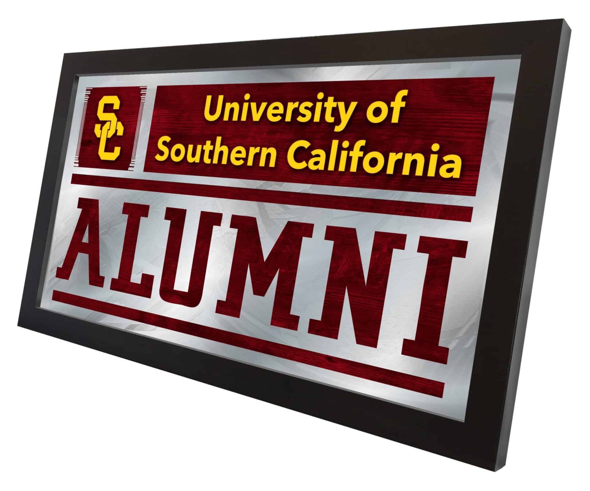 University of Southern California 26x15 Alumni Wall Mirror 2 University of Southern California 26x15 Alumni Wall Mirror - Image 2
