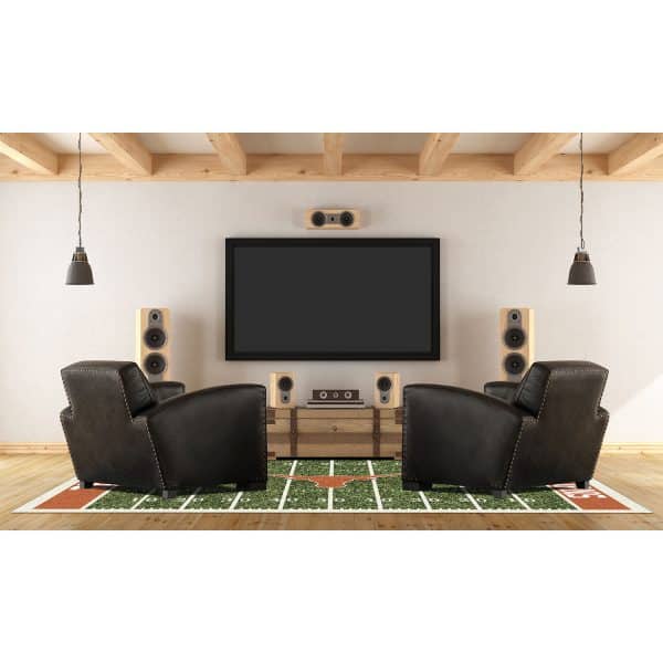 University of Texas 4x6 6x8 Homefield Rug 1