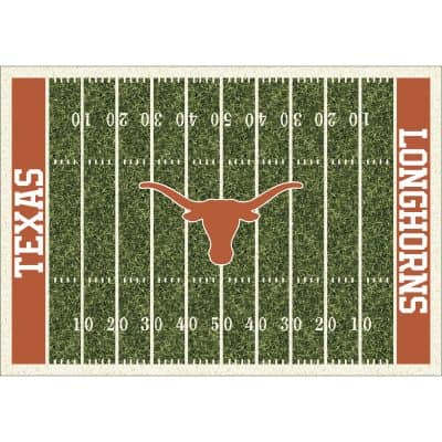 University of Texas 4x6 6x8 Homefield Rug