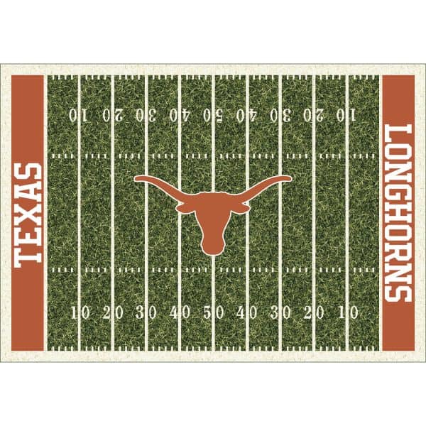 University of Texas 4x6 6x8 Homefield Rug