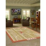 University of Texas 8x11 Courtside Rug 4 University of Texas 8x11 Courtside Rug