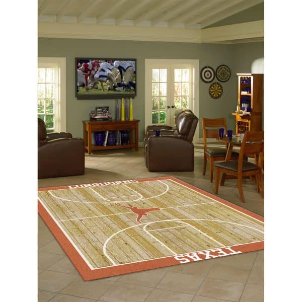 University of Texas 8x11 Courtside Rug 1