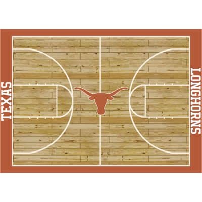 University of Texas 8x11 Courtside Rug