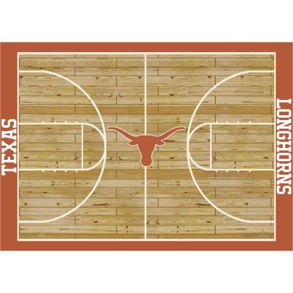 University of Texas 8x11 Courtside Rug