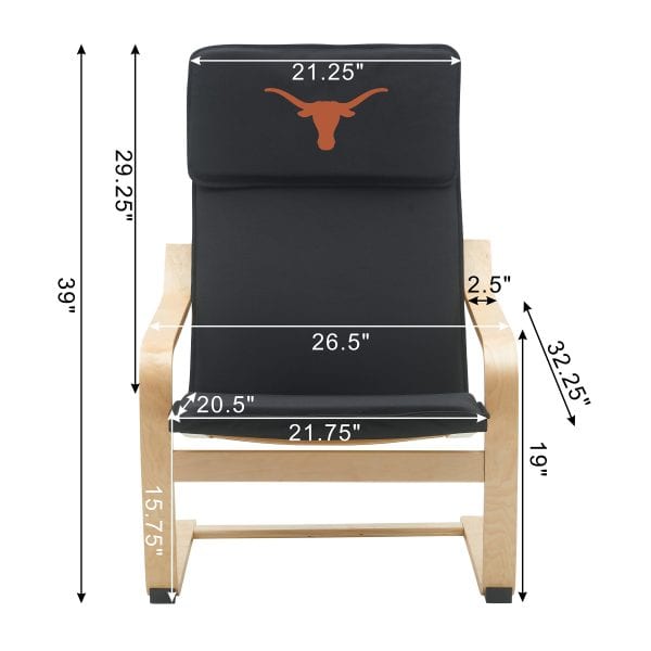 University of Texas Bentwood Adult Chair 4
