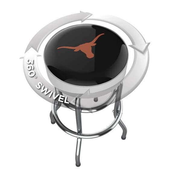 University of Texas Chrome Bar Stool 2