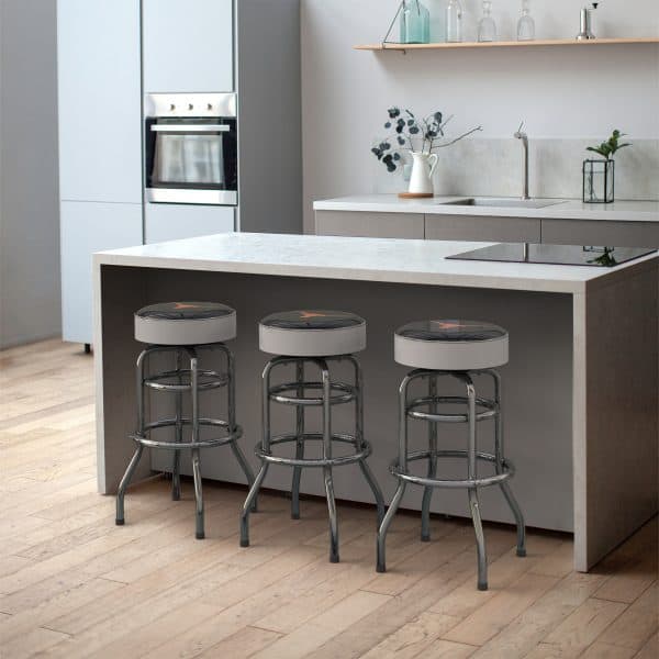 University of Texas Chrome Bar Stool 6