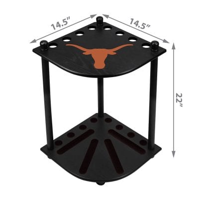 University of Texas Corner Cue Rack
