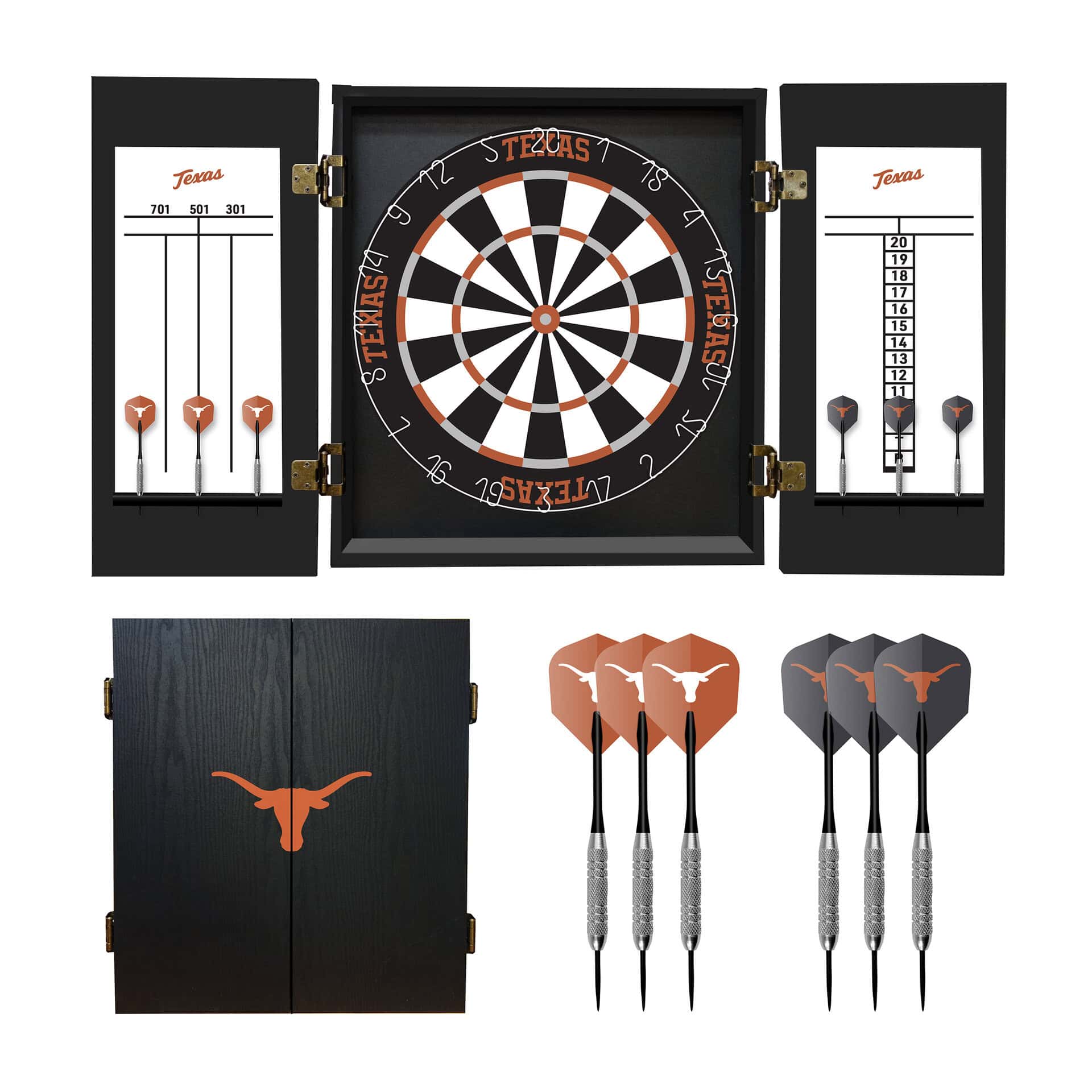 University of Texas Fan's Choice Dartboard Set 2 University of Texas Fan's Choice Dartboard Set - Image 2