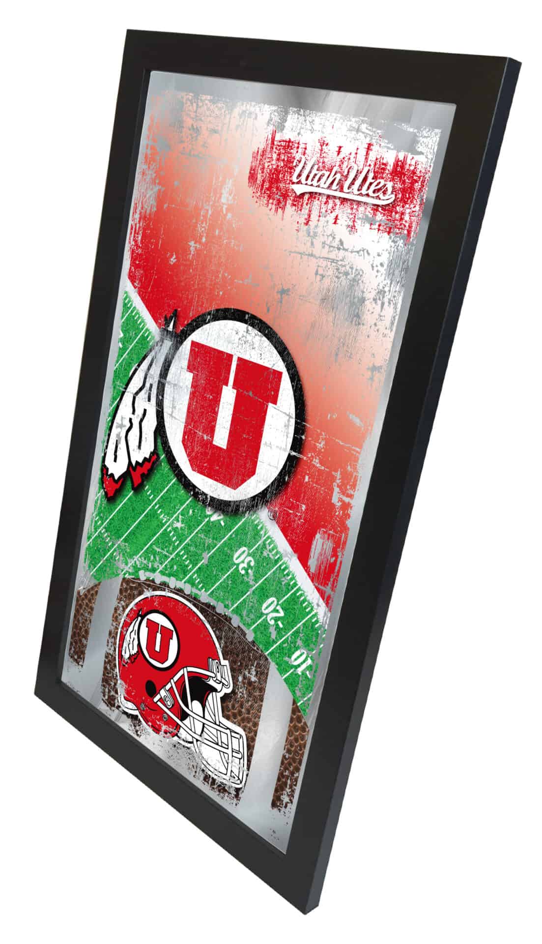 University of Utah 15x26 Football Wall Mirror 2 University of Utah 15x26 Football Wall Mirror - Image 2