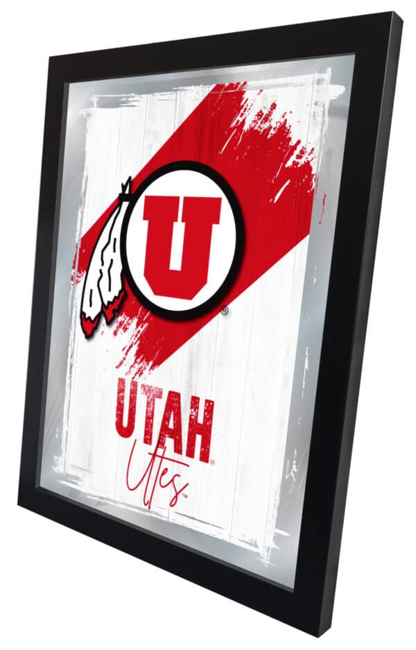 University of Utah 17x22 Logo Wall Mirror Alternate