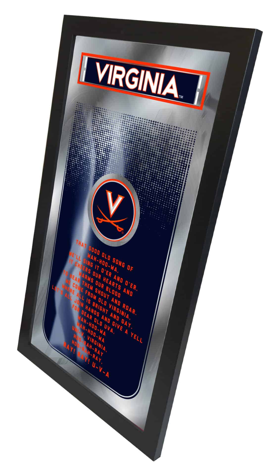 University of Virginia 26x15 Fight Song Wall Mirror 2 University of Virginia 26x15 Fight Song Wall Mirror - Image 2
