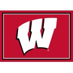 University of Wisconsin 3x4 Area Rug
