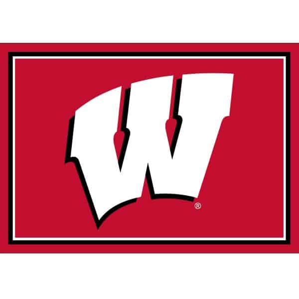 University of Wisconsin 3x4 Area Rug 3