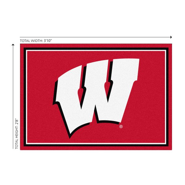 University of Wisconsin 3x4 Area Rug