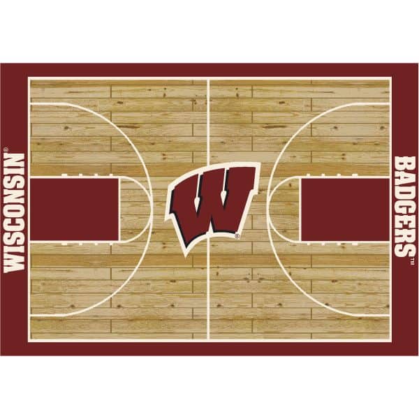 University of Wisconsin 4x6 Courtside Rug 1