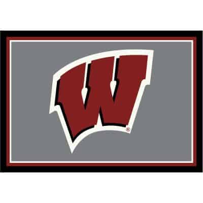 University of Wisconsin 4x6 Spirit Rug