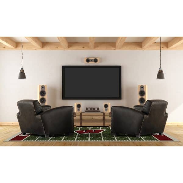 University of Wisconsin 6x8 Homefield Rug 1