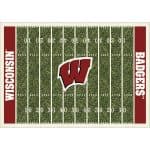 University of Wisconsin 6x8 Homefield Rug 3 University of Wisconsin 6x8 Homefield Rug