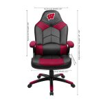 University of Wisconsin Oversized Gaming Chair 7 University of Wisconsin Oversized Gaming Chair