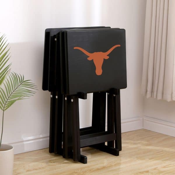 Unversity of Texas TV Trays WStand 2