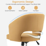 Ergonomic Swivel Office Chair with Adjustable Height and Tilt