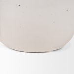 Urvi Short Off White Speckled Asymmetrical Ceramic Vase