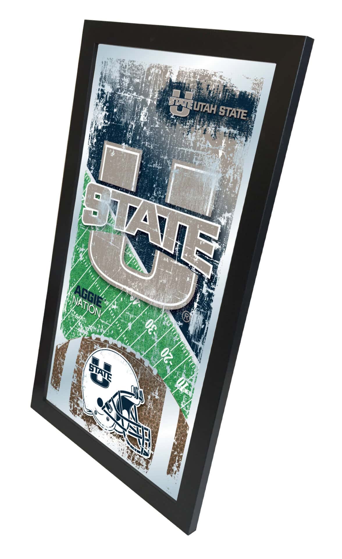 Utah State University 15x26 Football Wall Mirror 2 Utah State University 15x26 Football Wall Mirror - Image 2