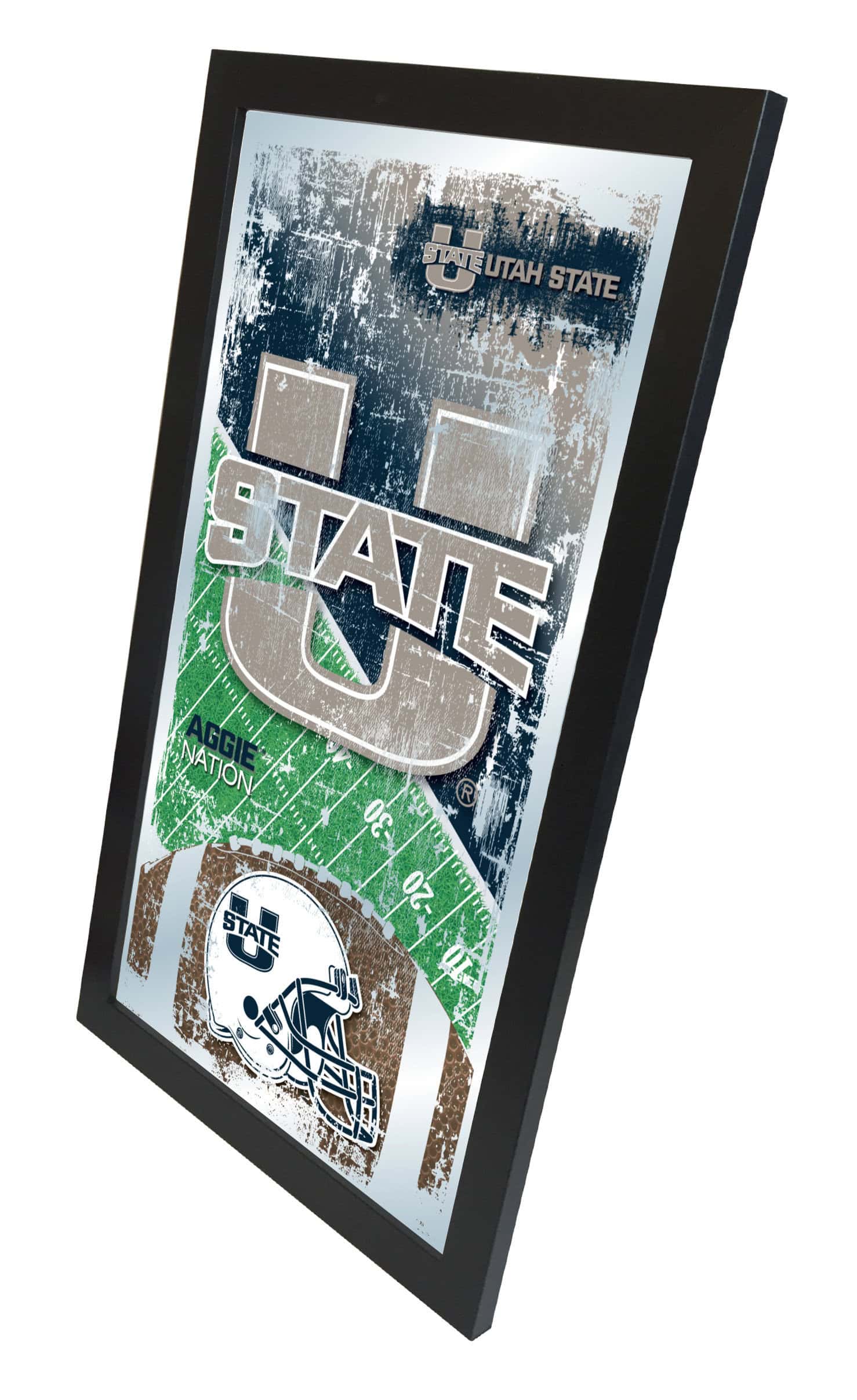 Utah State University 15x26 Football Wall Mirror 5 Utah State University 15x26 Football Wall Mirror