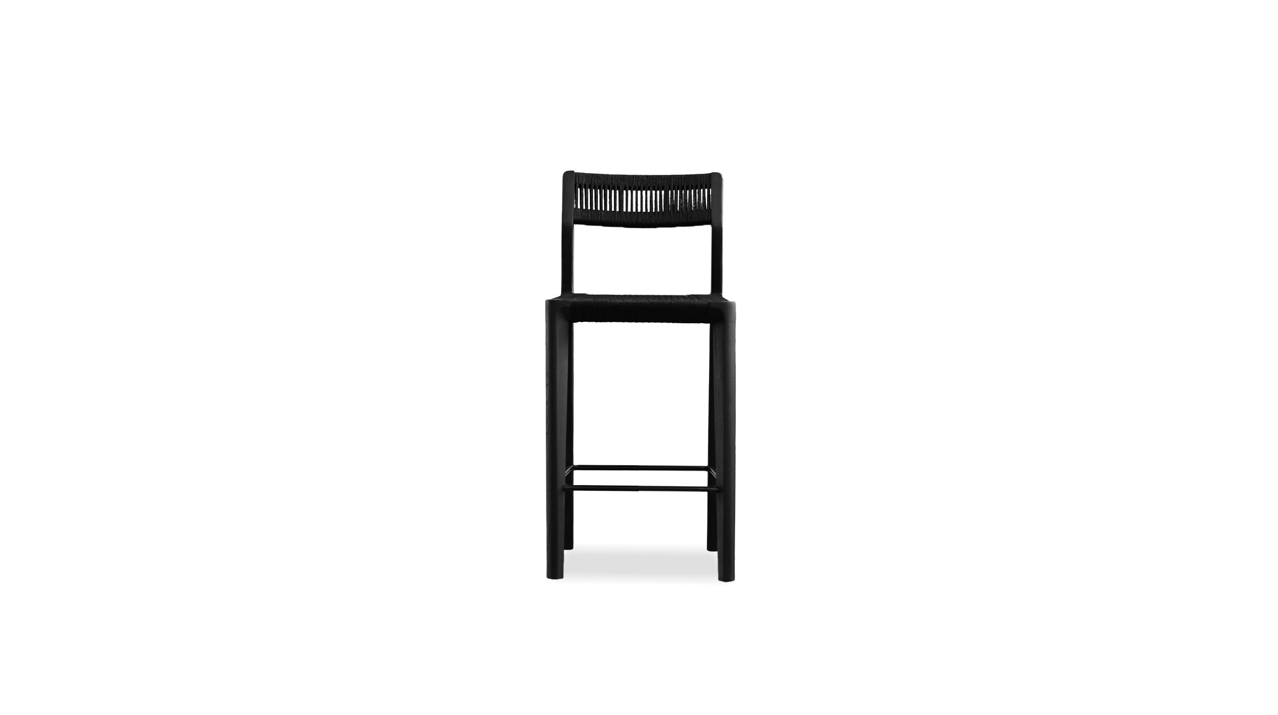 VENT Black Teak Counter Stool 2 VENT Black Teak Counter Stool - Image 2