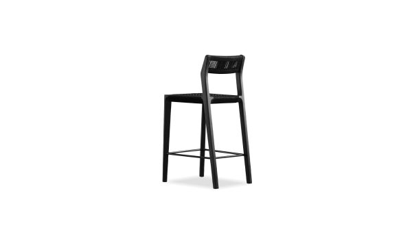 VENT Black Teak Counter Stool 2 2