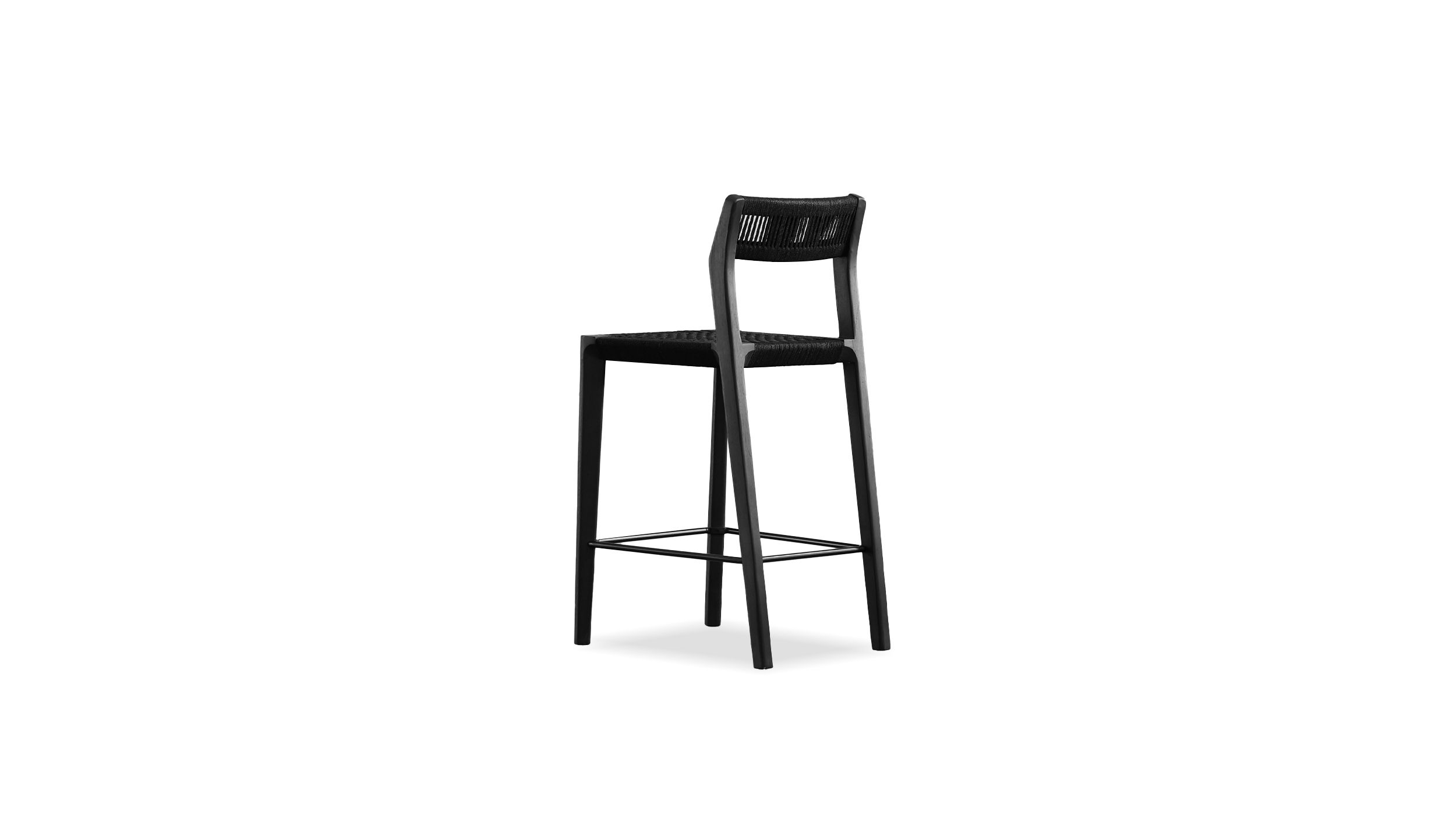 VENT Black Teak Counter Stool 3 VENT Black Teak Counter Stool - Image 3